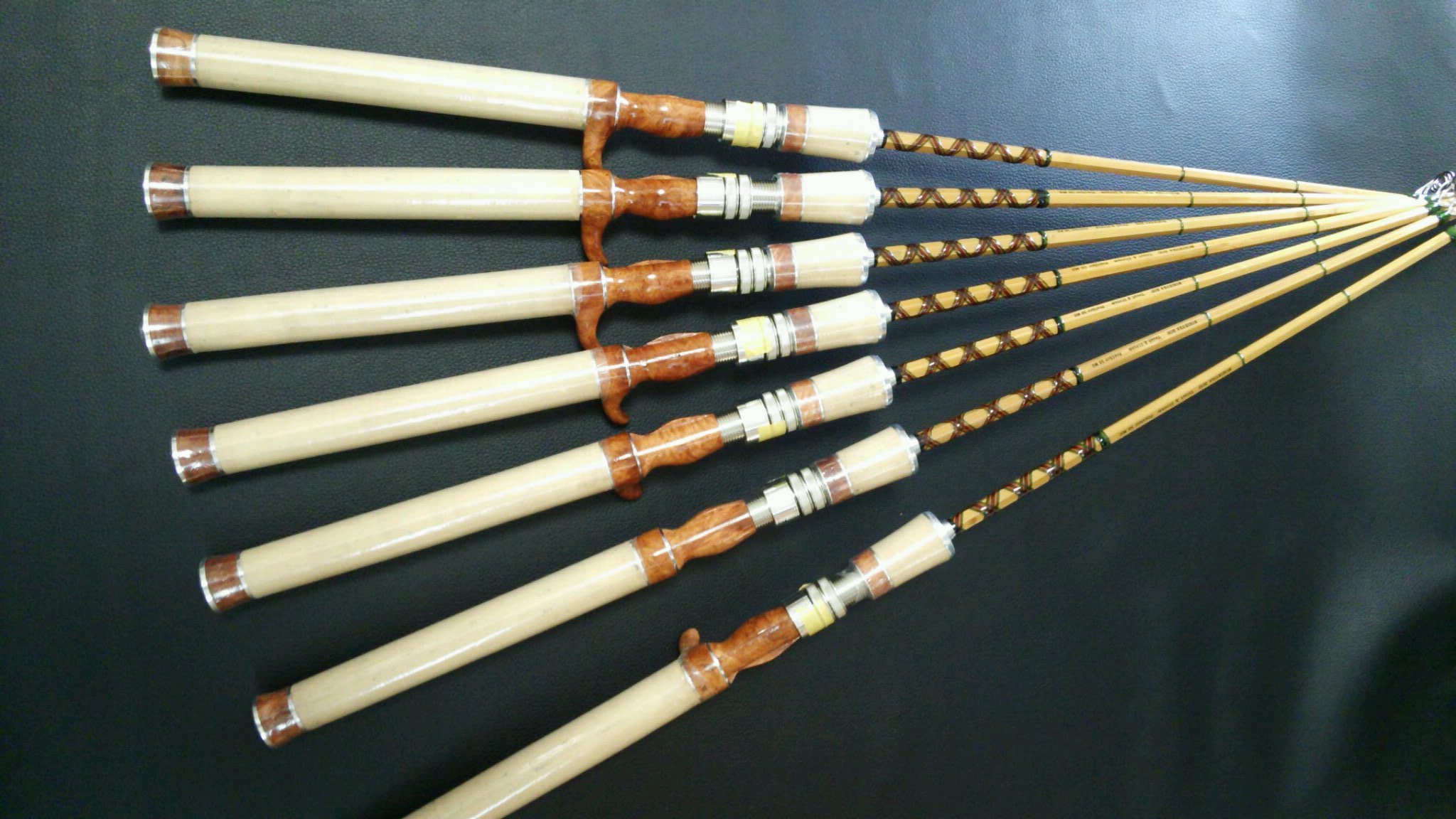 バンブーロッド綺麗手作り感しあげ バンブーロッドが完成するまで／Creating a fishing rod from